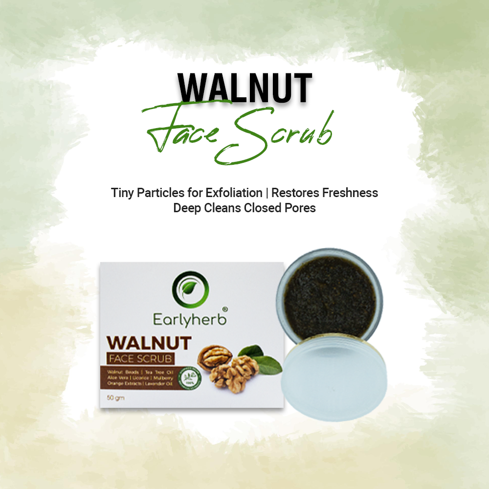 Walnut deals face scrub