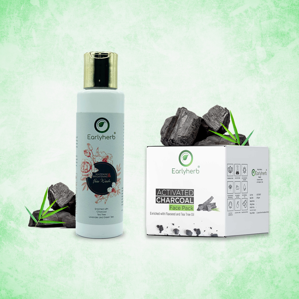 Charcoal Purifying Set: Face Wash + Face Pack